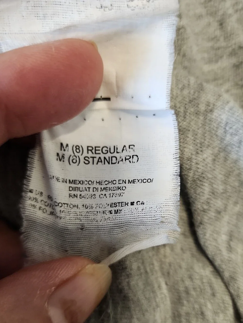 Old Navy Grey Robot Grid Short Sleeve Tee